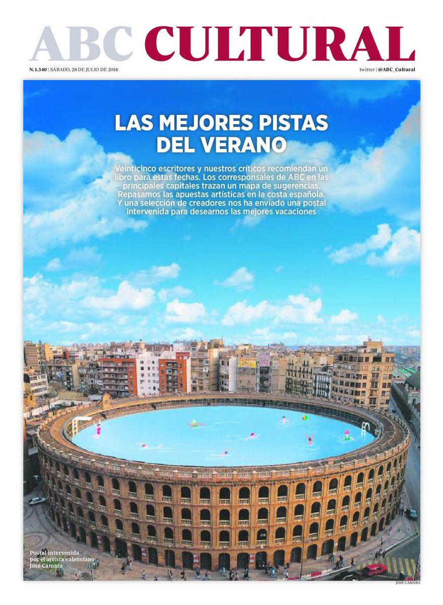 ABC_Cultural's tweet photo. Nos vamos de vacaciones, pero antes, las mejores sugerencias para convertir este mes de agosto en una mina cultural en la que zambullirse. Mañana, búscanos dentro de ABC, unidos a su grapa. ¡Feliz verano a todos! ¡Volvemos el 1 de septiembre! https://t.co/5X1ywUR4V3