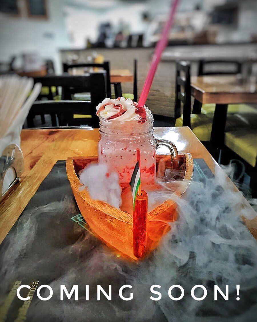 YallaSamosa's tweet photo. **COMING SOON** Introducing the Yalla Ice Range! Battling the Dubai Heat will get easier with our delicious ice cold beverages - including a range of frappes and iced coffees! The Yalla Ice experience is one NOT to be missed! 🤫 stay tuned! #dxbfood #coffeelovers #icedrinks https://t.co/bPus857fn3