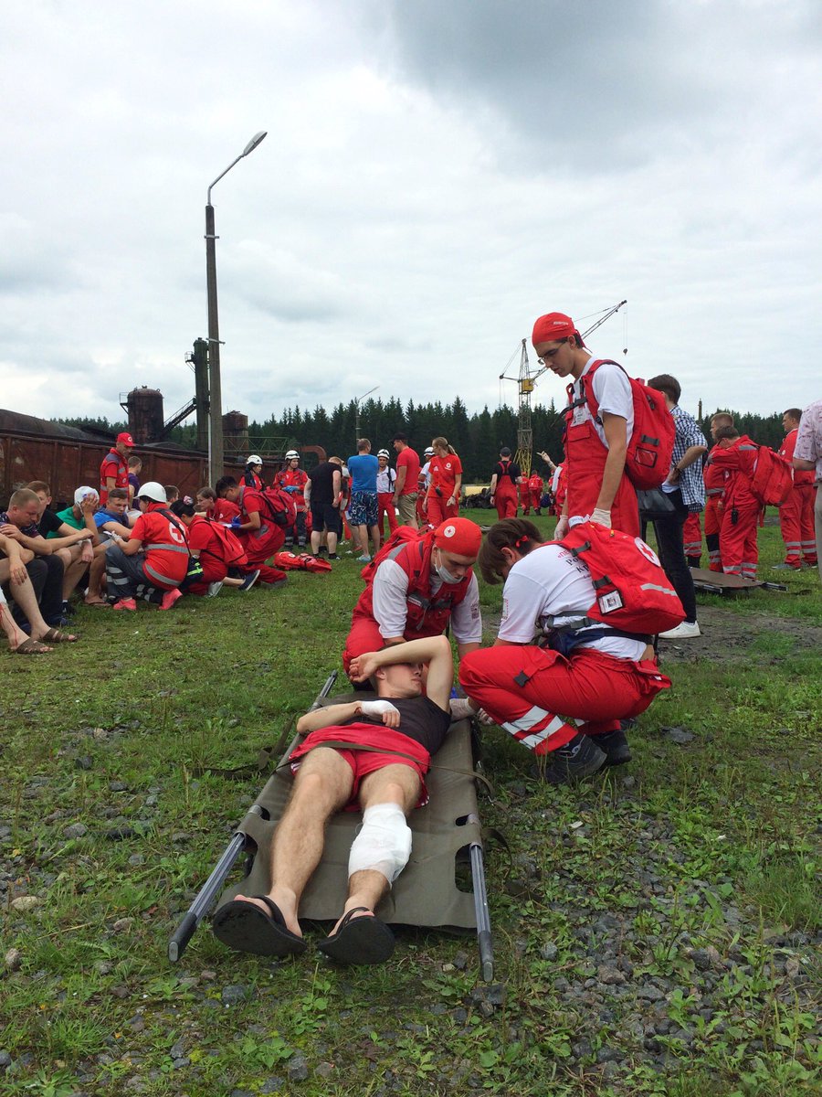 e_leleka's tweet photo. Staff and volunteers from 11 National Societies are in Belarus to participate in 7th International Disaster Response Summer School #DMBY2018
@by_emergency_RC https://t.co/l0ongFXBjK