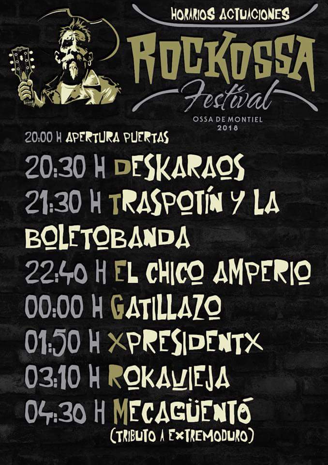 Mañana nos vemos en el <a href="/Rock_Ossa/">RockOssa Festival</a>!!! Aquí los horarios!!
