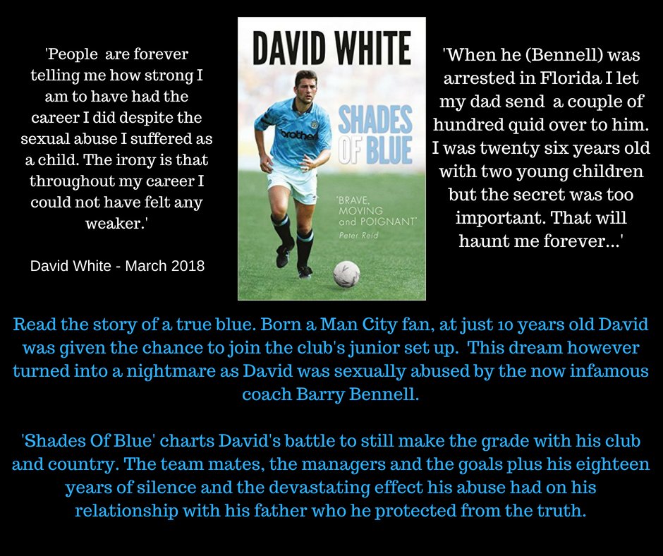 david_white7's tweet photo. The Bennell trial meant that we never got to publicise my book so I am  trying to get it out there myself. Fancy one personally signed and  delivered @ £20. Had some decent reviews and it would be great for more  of you to read my story. DM or comment on here and we will sort out https://t.co/3WX3Echf4j