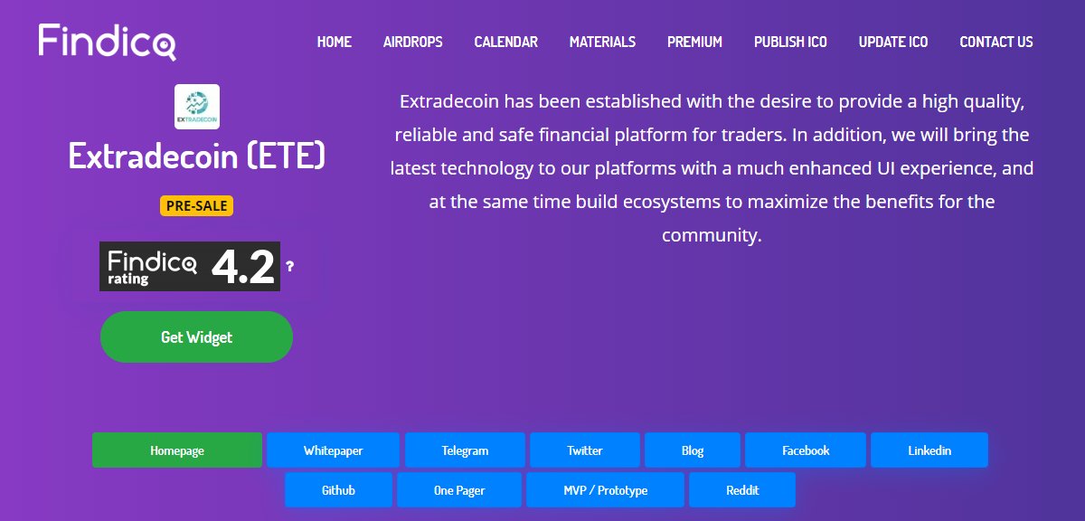 Extradecoin tweet media