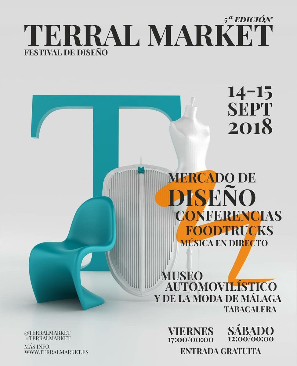 Hoy es el último día para solicitar exponer en nuestro próximo #mercadodediseño en el interior del <a href="/MuseoAutomovilM/">Museo del Automóvil y la Moda de Málaga</a> NO TE QUEDES SIN TU PLAZA! #diseño #malaga