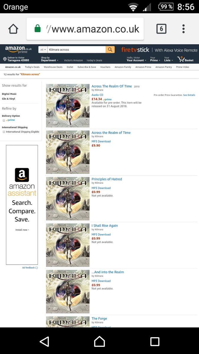 KILMARA_DFTW's tweet photo. @amazon @iTunes @Spotify #PreOrder #Kilmara #amazonprimeday2018 #spotifyplaylist #iTunesカード #iTunes #NowPlaying https://t.co/mTgR0UGQ85
