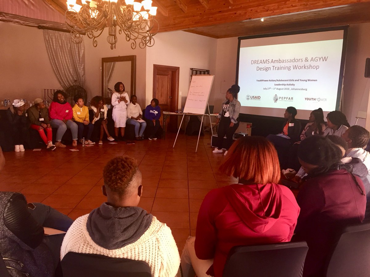 Day1 of the Leadership &amp; Advocacy training with <a href="/USAID/">USAID</a> DREAMS Ambassadors and Adolescent Girls &amp; Young Women