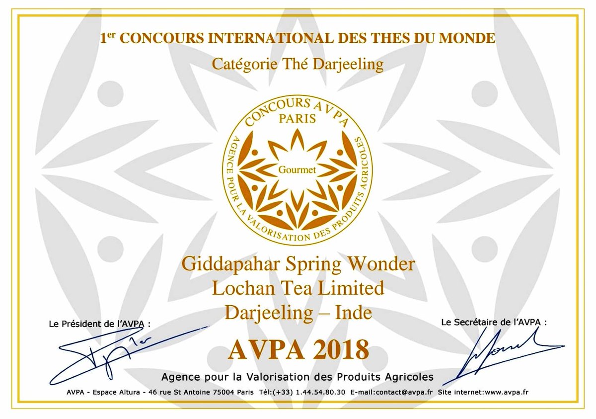 TeawithSusMita's tweet photo. My Final Blog on AVPA's Teas of the World Contest that concluded on 10th July in Paris. And my beloved #Darjeeling #tea won 6 awards! Read on..

https://t.co/3YQuZZVveR

#winners #Awards #AVPA #teacontest #teachampionship https://t.co/L4nkY5lD2y