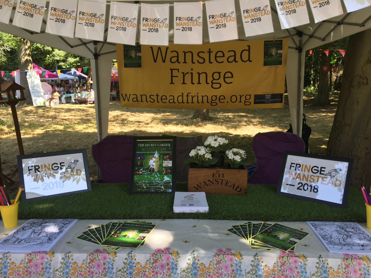 FionaActress's tweet photo. Our little info stall - coming soon to a High St near you @WansteadFringe @ForestSchoolE17 @HordernCiani #thesecretgarden #localfestival #familyshow https://t.co/ugaXGCYX7k