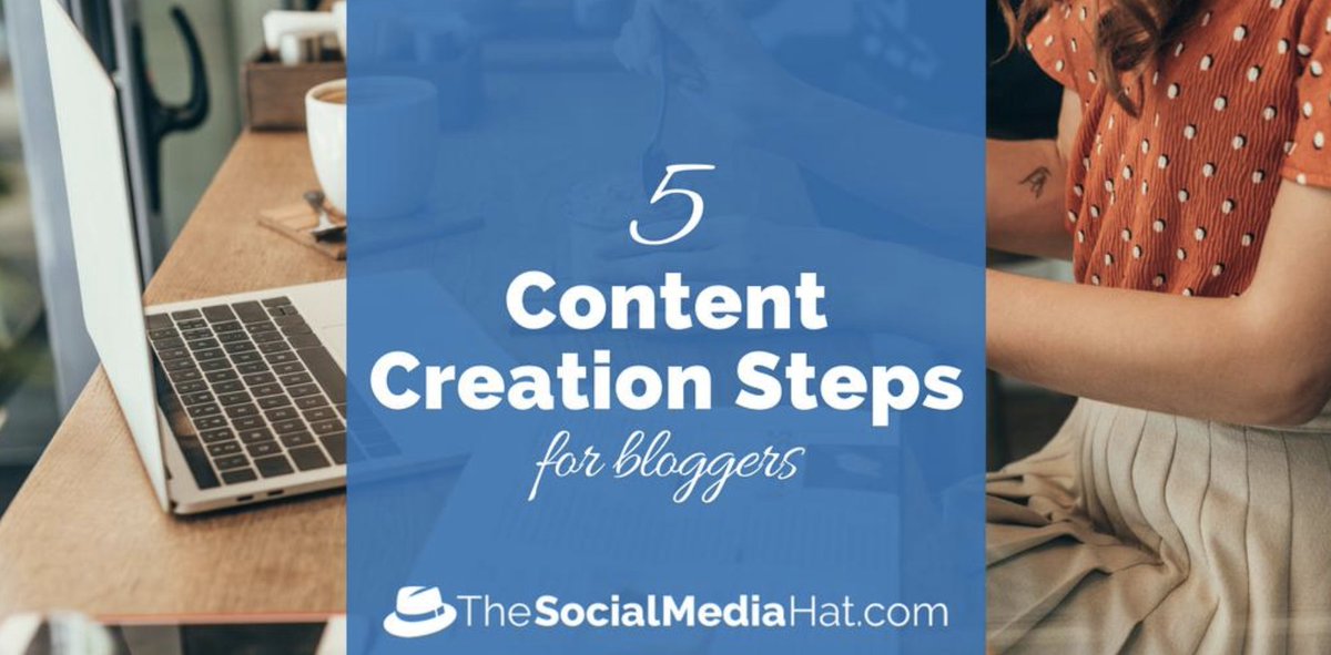 Blogging is a marketing tool 🛠️ 

Good #content drives #traffic to your website, generates #leads and brings in new customers. No #business can afford to miss out on an opportunity like this!

Learn these 5 content creation steps!
bit.ly/2uMGTzI @SocialMediaHats