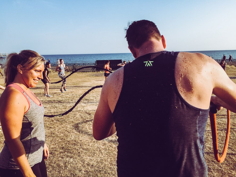 StrideFit's tweet image. This week partners competed against each other to see who can get to 400 one-handed cowboy whips first, YEEEEHAWWWW!!!
-
#stridefit #battleropes #workout #brighton #hove #bootcamp #cowgirlandboyfitness #conditioning #training