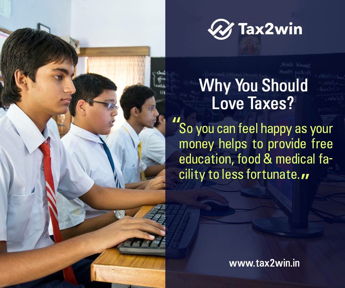 tax2win's tweet photo. So you can feel happy as your money helps to provide free education, food &amp; medical facility to less fortunate.
Visit https://t.co/p32SeiclDO
 #ITR1 #ITR #TaxTips #Tax2win #HappyFiling #taxation #financialservices #anytimeanywhere #taxdeduction #ilovetaxes #ilovetax2win #GOI https://t.co/DPQbaZrWte