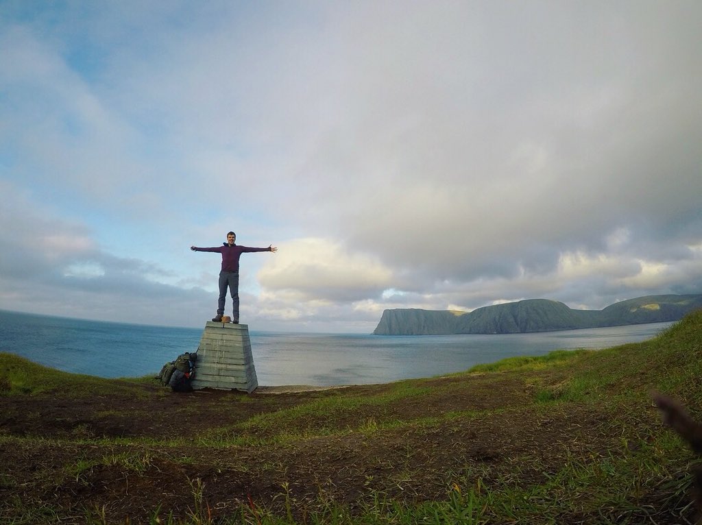 tyoungwildlife's tweet photo. Expedition Lapland Day 1: Knivskjellodden 26.7.18
The #AdventureBegins! I’ve reached the most Northern point in Europe, and begin to head south for 1,000 miles! #walkingwild #expeditionlapland https://t.co/jzMk5rgJ8C