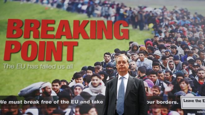 And don't forget, these vote.Leave lies went hand in hand with UKIP's poster campaign, which used Nazi imagery to instill immigration fear