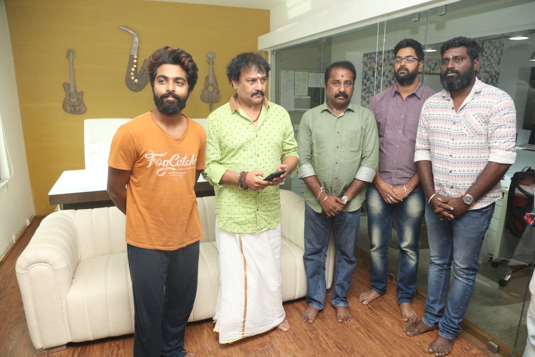 Nikil Murukan (@onlynikil) on Twitter photo #Adangathey Dubbing Started Today
<a href="/srigreen_pro/">SriGreenProductions</a> <a href="/shan_dir/">Shanmugam Muthusamy</a> <a href="/gvprakash/">G.V.Prakash Kumar</a> <a href="/realsarathkumar/">R Sarath Kumar</a> <a href="/mandybedi/">mandira bedi</a> <a href="/Surbhiactress/">Surbhi</a> <a href="/iYogiBabu/">Yogi Babu</a> <a href="/Arunrajakamaraj/">Arunraja Kamaraj</a> <a href="/bladeshankar/">Rj BladeShankar</a> <a href="/onlynikil/">Nikil Murukan</a> #Adangathey Dubbing Started Today
<a href="/srigreen_pro/">SriGreenProductions</a> <a href="/shan_dir/">Shanmugam Muthusamy</a> <a href="/gvprakash/">G.V.Prakash Kumar</a> <a href="/realsarathkumar/">R Sarath Kumar</a> <a href="/mandybedi/">mandira bedi</a> <a href="/Surbhiactress/">Surbhi</a> <a href="/iYogiBabu/">Yogi Babu</a> <a href="/Arunrajakamaraj/">Arunraja Kamaraj</a> <a href="/bladeshankar/">Rj BladeShankar</a> <a href="/onlynikil/">Nikil Murukan</a>