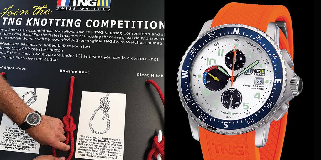 Better to know a knot and not need it, than to need a knot and not know it! Show your knot tying skills at the TNG Brand-Store on the Parade during <a href="/cowes_week/">Cowes Week</a> and have a chance to win great prizes!

#TNGKnottingCompetition #lendycowesweek #knotting #winning #tngwatches