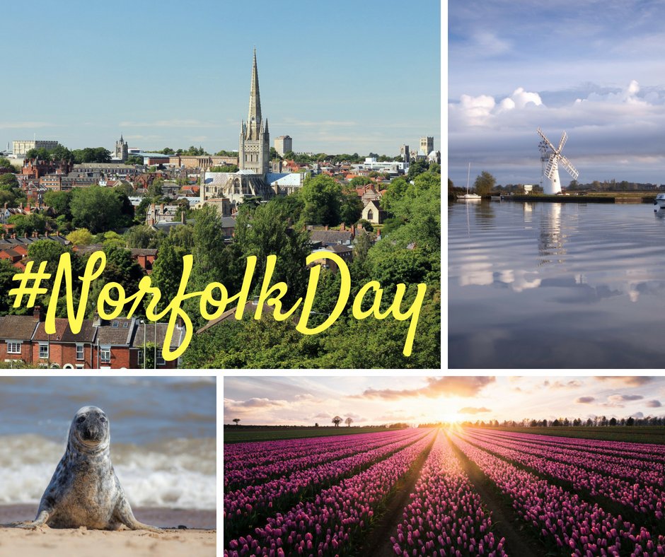 NorfolkMagazine's tweet image. It's the first ever #NorfolkDay today! There are so many things we love about our wonderful county 🥰