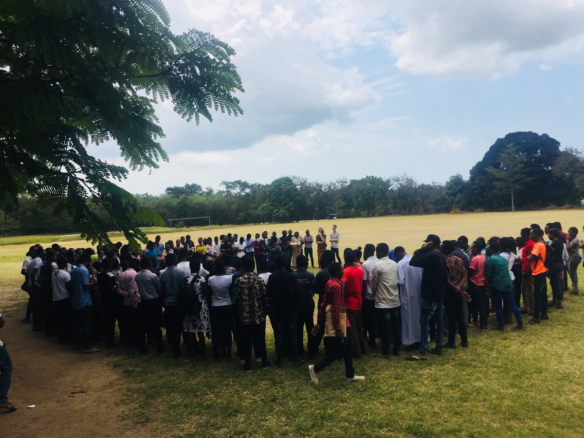 Drone session at ARU ground by #bornLove 

#communityMapping @RamaniHuria @ivangayton @HOTTanzania