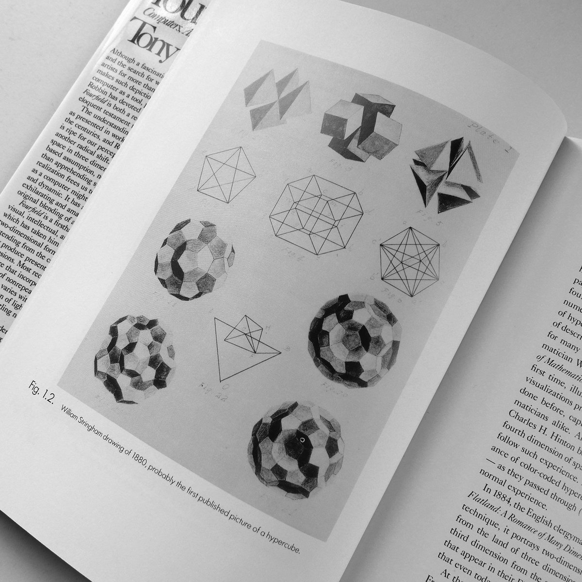 MrPrudence's tweet photo. Fourfield: Computers, Art and the Fourth Dimension - Tony Robbins [1992] #hypercubes #quasicrystals https://t.co/SZ1qb2rxO2