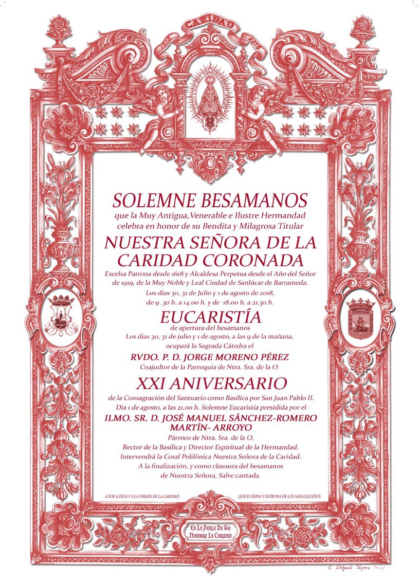 SOLEMNE BESAMANOS. RECORDATORIO.