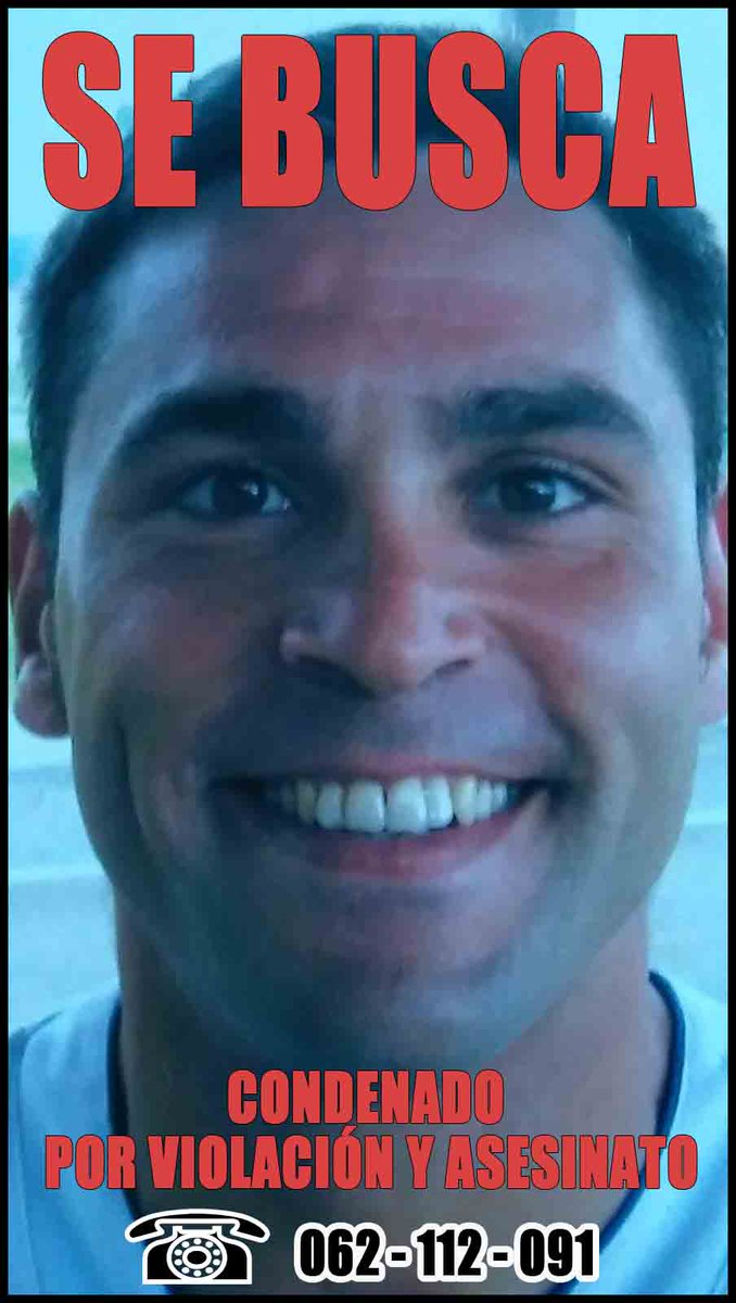 🔴🔴🔴🔴 MUY URGENTE 🔴🔴🔴🔴

SE BUSCA a Guillermo Fernández Bueno, condenado por violación y asesinato, y fugado de la prisión de #ElDueso en #Cantabria durante un permiso. 

Este podría ser su aspecto actual.

               ☎0⃣6⃣2⃣