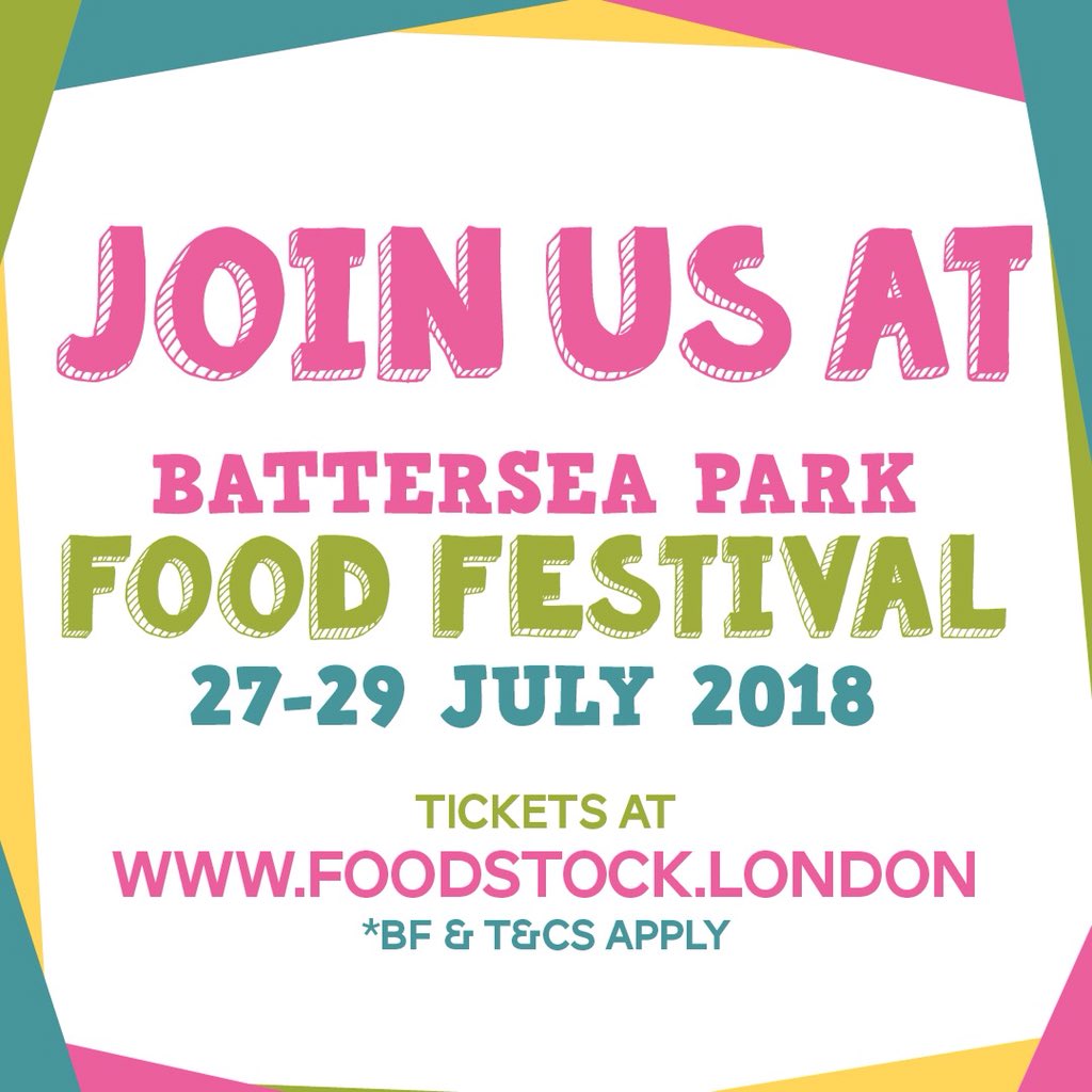 Foodstock LDN begins TONIGHT 5-10pm! Come along for a #drink,  #streetfood &amp; #livemusic after work in #BatterseaPark. Bring the whole family, including your dogs! Buy your tickets for 27-29 July now!foodstock.london