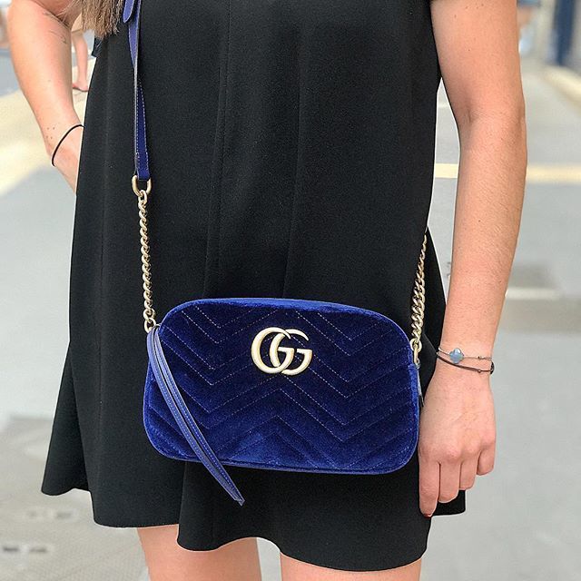 gucci marmont velvet small