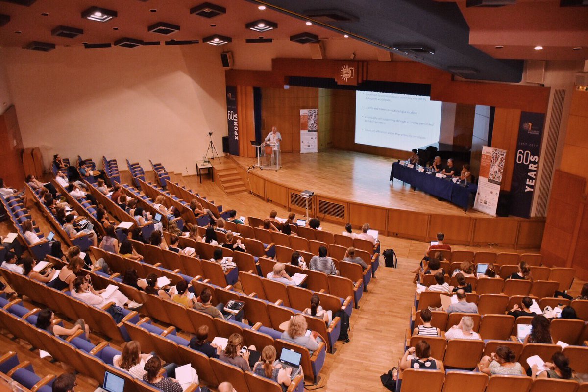 IASFM17's tweet photo. Final day here at #IASFM17! Imagining Refugia; Nicholas Van Hear, Effie Voutira, Giorgia Dona, Anita Fabos, Katarzyna Grabska #UoM https://t.co/mE34XB6Dfu