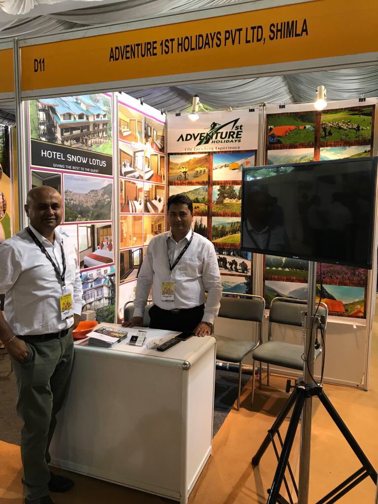 SnowLotusHotel's tweet photo. We would be glad to welcome you at our stand D11 Himachal Pavilion #iitmbangalore #adventure1st #snowlotushotel https://t.co/fNO2XzM9lg