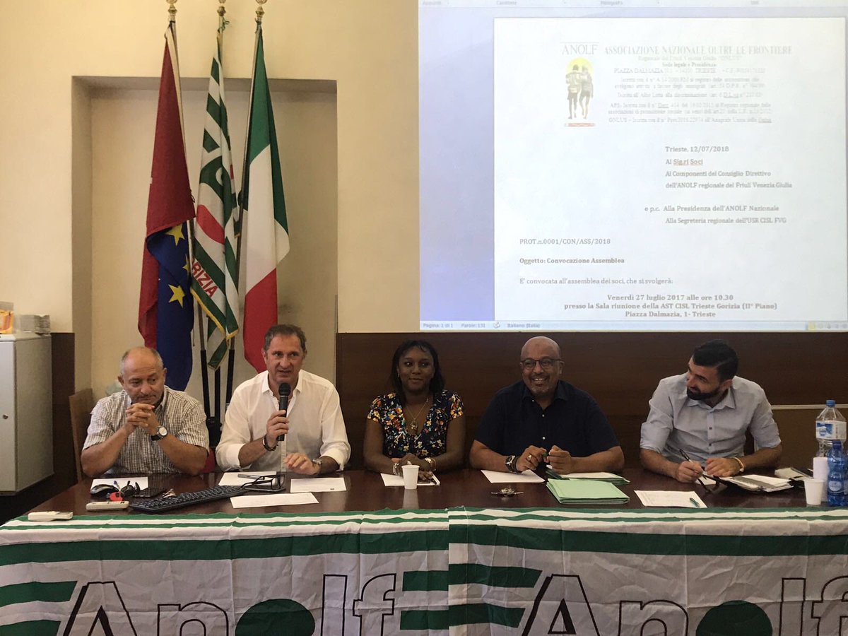 AnolfNazionale's tweet photo. Assemblea dei Soci #AnolfTrieste #AnolfFvg presente @AnolfNazionale @mariailenarocha. L’Anolf #FVG ringrazia @Mohamed__Saady per la piena valorizzazione delle attività #sociali #culturali #politiche azioni fondamentali per la piena interazioni & condivisione https://t.co/XVZNoke0NT
