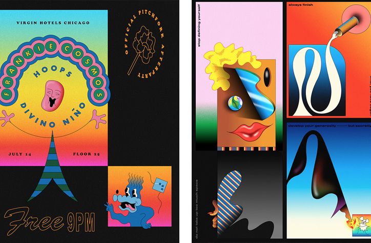 .@camilomdesign’s psychedelic illustrations will transport you into the trip of a lifetime > buff.ly/2K0zkKv