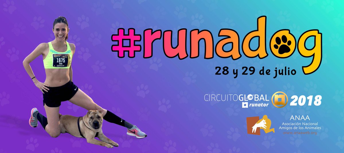 runator's tweet photo. 🔜¡Mañana comienza #RunaDog! ¿Ya tienes tu dorsal preparado? Aún estás a tiempo: https://t.co/mWj1pUG73G 🌎🏃‍♂️Corre desde cualquier parte del mundo para que ningún animal se quede sin hogar. https://t.co/ZCH1zP4kdg