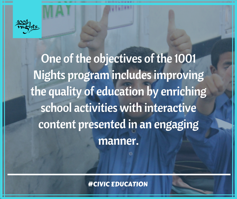1001Nights_CGN's tweet photo. One of the objectives of the #1001Nights program includes improving the quality of education by enriching school activities with interactive content presented in an engaging manner.
#SupportCivicEducation #SDD4.7 #EDF #BBB #SchoolProgram
@bigbadboo @CGN_P https://t.co/9zl80QNGB0