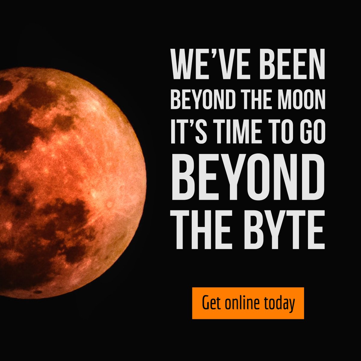 beyondthebyte's tweet photo. 50 years ago reaching the moon was a dream. 20 years ago the internet was a dream. We live in a great time - make the most of it. #GetOnline today!
Visit https://t.co/Oldeq2VYao

#SuperBloodMoon #BloodMoon #TotalLunarEclipse #LunarEclipse #Eclipse #Moon #Moonlight #Space #RedMoon https://t.co/UGsVaOb6jI