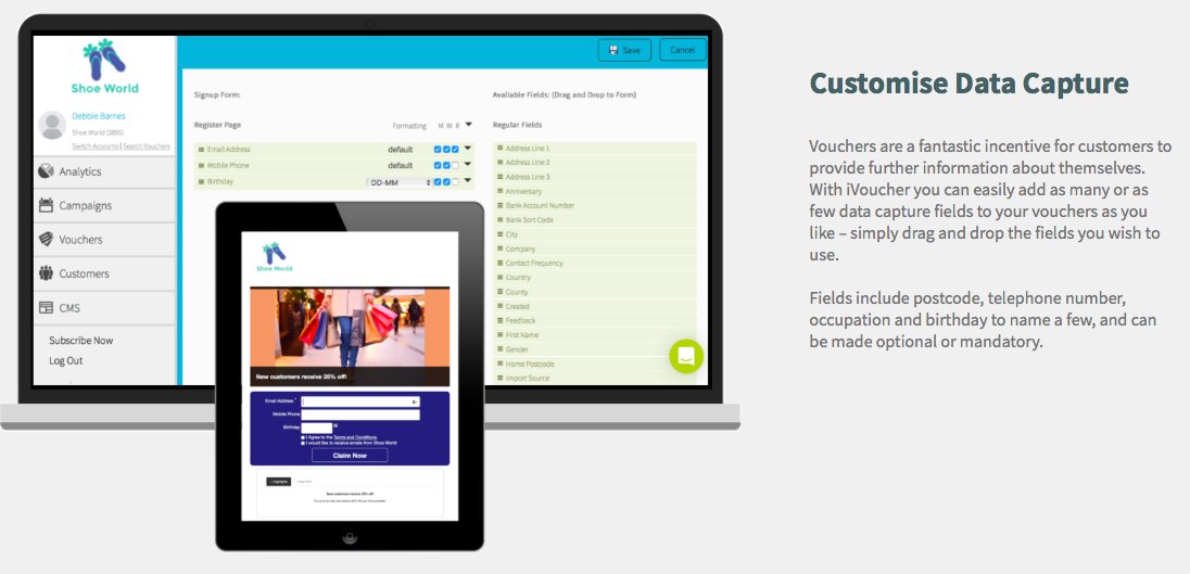 Create beautiful vouchers your customers ❤️ whilst collecting email marketing permissions at the same time - Start your free 15 day trial today at ivoucher.com #b2cmarketing #mktg #marketingstrategy #marketingtips