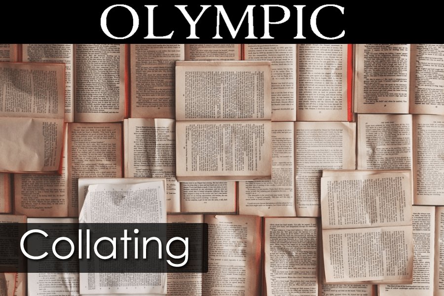 OlympicPrintUK's tweet photo. #PRINTTERMINOLOGY EXPLAINED: Collating – The act of assembling the various sections or sheets of a document in the correct order. 

Read more at: https://t.co/cwc2313bFU

#Sussex #Kent @UKBizRT #PrintJargon #PrintLingo #PrintTerms https://t.co/uWdtnSocxh