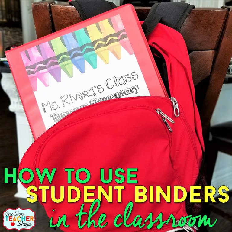 Do you use student binders in your classroom?
 bit.ly/2H8WDRQ