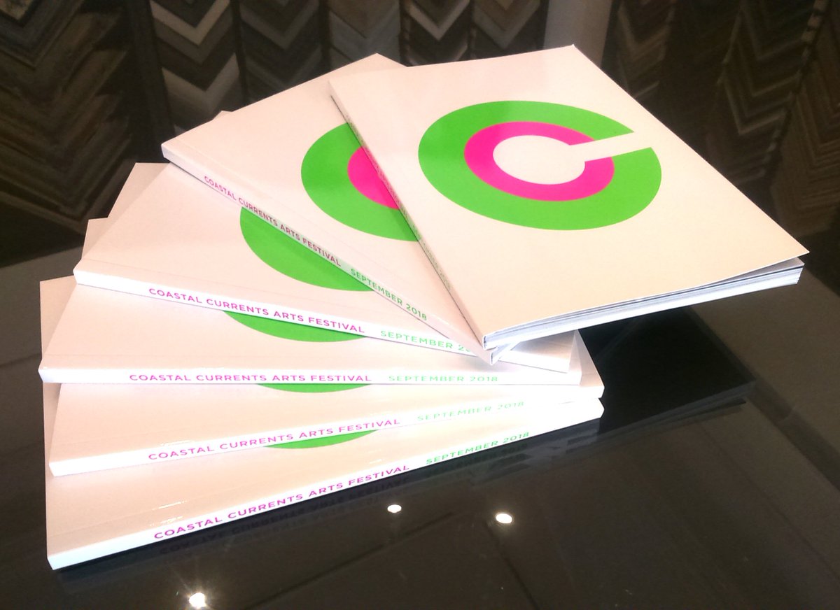 YAY - <a href="/CoastalCurrents/">Coastal Currents Arts Festival</a> 2018 programmes have arrived at our #AmericaGroundHastings branch. They're PACKED with fab exhibitions &amp; events. #CoastalCurrents #Hastings