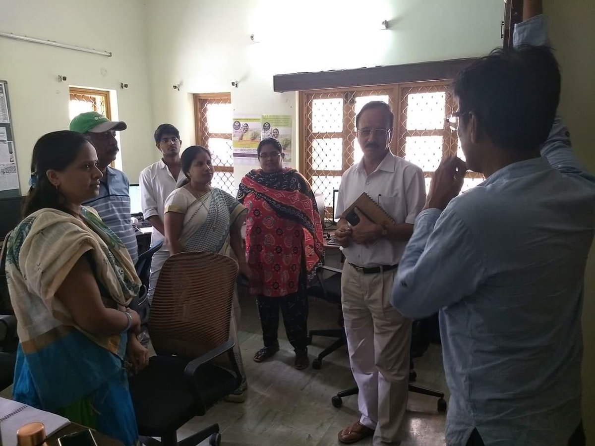 I visited the office of #KisanMitra distress helpline by Centre for Sustainable Agriculture, Hyderabad. It receives calls from farmers in Vikarabad, Manchirya and Adilabad districts. 50% calls are for sorting out the land issues. It shows land records are not kept properly.