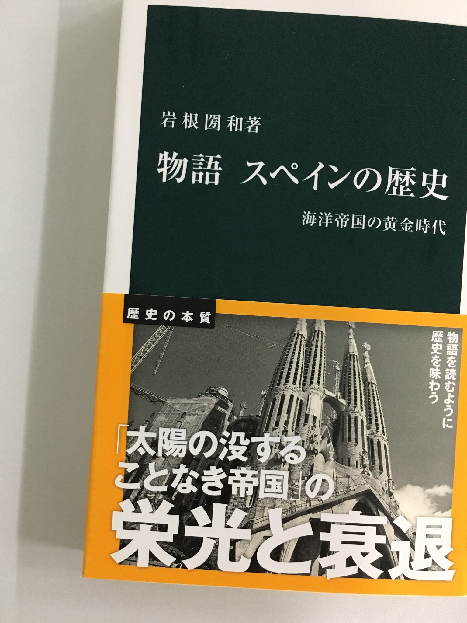 中公新書 海洋帝国の黄金時代 の副題を持つ 岩根圀和著 物語 スペインの歴史 の重版が決まりました 14刷です 国土回復戦争の時代から オスマン トルコとの死闘を制して絶頂をきわめ 宿敵イギリスに敗れて斜陽の途をたどるまでを流麗な筆致で描い 中公新書 海洋帝国の黄金時代 の副題を持つ 岩根圀和著 物語 スペインの歴史 の重版が決まりました 14刷です 国土回復戦争の時代から オスマン トルコとの死闘を制して絶頂をきわめ 宿敵イギリスに敗れて斜陽の途をたどるまでを流麗な筆致で描い