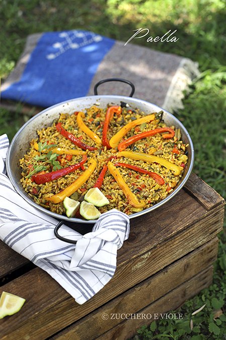 Paella vegana zuccheroeviole.com/2018/07/paella… #Vegan #veganfood #veganfoodshare #ricette #RicettaDelGiorno #veganlifestyle #veganlife