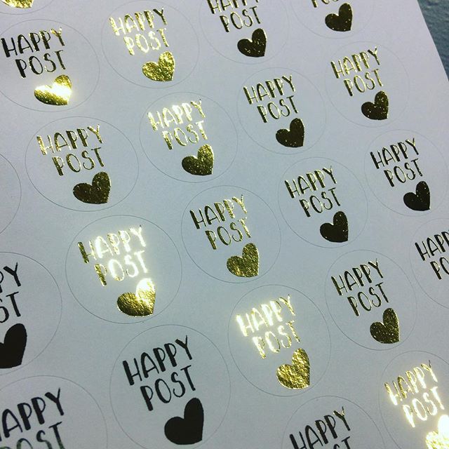 May your Friday be as shiny as these happy post stickers!!! How are we all holding up in the heat??? I got up at half 4 this morning to put the foiler on to avoid the studio getting too hot! It's already 34 degrees in there!!! #handmade #etsy #etsyseller #etsyshop #etsyuk #craft
