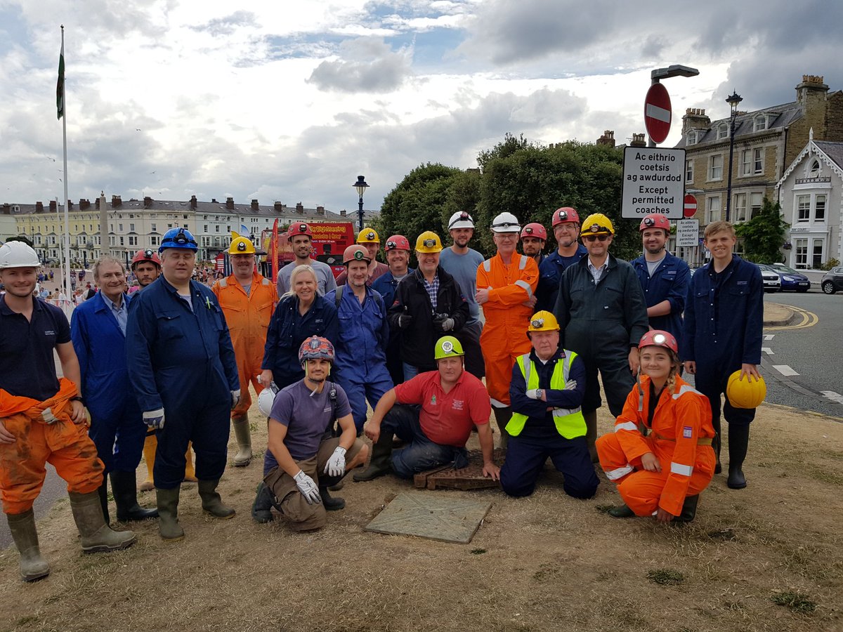 Ty Gwyn Mine today's trip with Geo Robertson staff