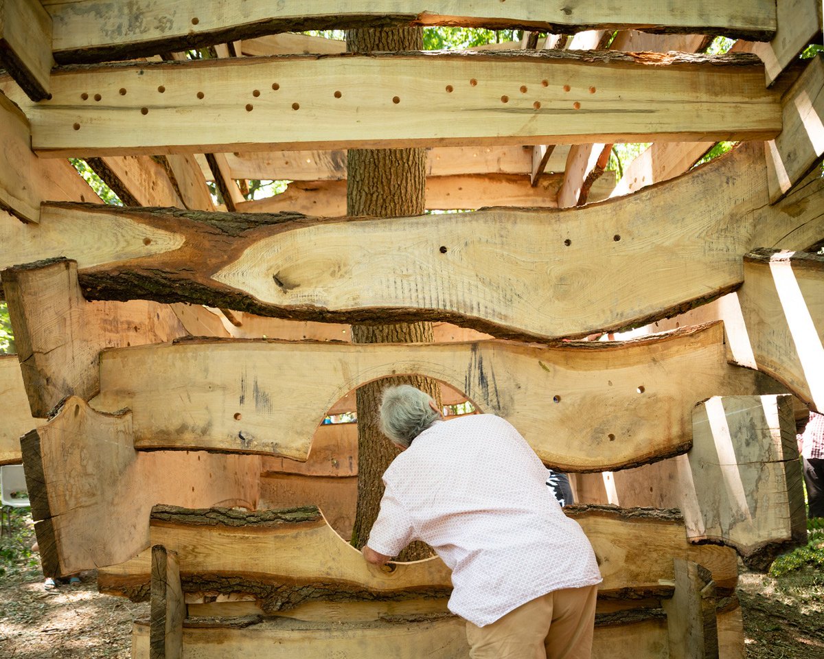 CullinanStudio's tweet photo. #CullinanBlog: 'Studio in the Woods 2018' by Hannah Durham, featuring a dragon's nest, an apparatus to create a shaft of light, lost shadows, a room for a tree, woodland music and Titanic moments. https://t.co/yPy7Zkrj7v @Piers_Taylor @clickclickjim https://t.co/07tKOQCGUb