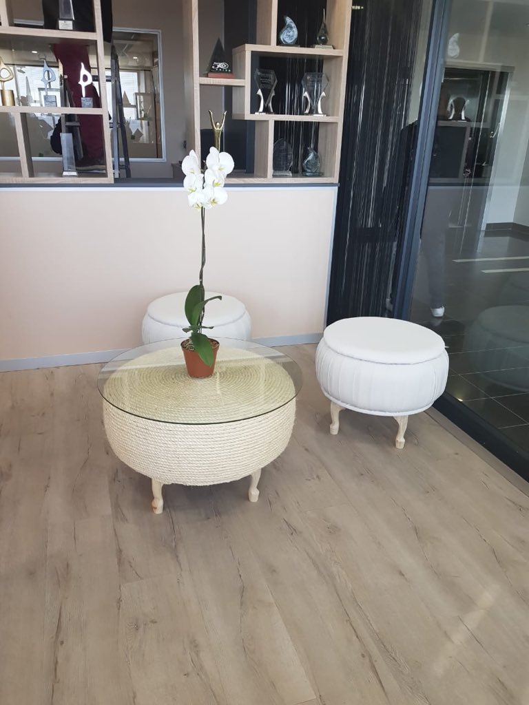 DKCreationz's tweet photo. When I say tyre gone good I mean this. #DKCreationz is a small black owned company owed by @MogaleDikeledi We create furniture out of car Tyres. Indoor and out door. @MaforaRebaone @Bonny_suarez https://t.co/J7vqk2Ga8h