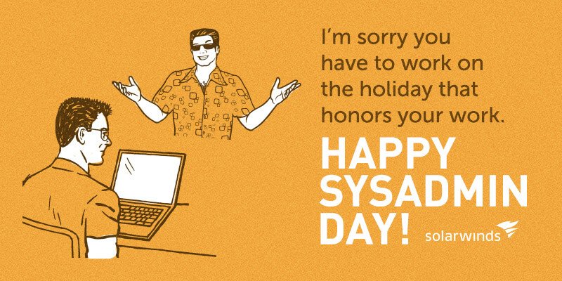 Viddler's tweet photo. our sysadmin is better than your sysadmin. happy #SysAdminDay, @tkotech. #EmployeeEngagement #viddler https://t.co/6FlyJnbkjr
