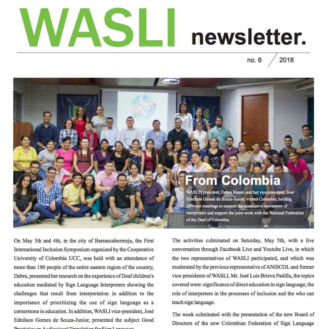 Gracias a todos los que hicieron posible este magnífico evento, el compromiso es aún mayor, pero estamos preparados para seguir trabajando por la profesión y apoyar como aliados a la comunidad Sorda en sus ideales.
wasli.org/cat_news/wasli…
#Aliadosesmejor
#WASLIyFENILC