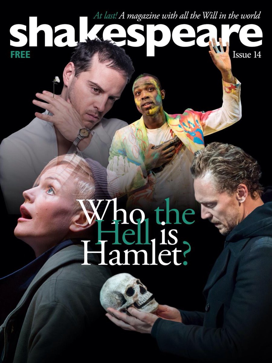 UKShakespeare's tweet photo. Shakespeare Magazine Issue 14 is out NOW, it's All About Hamlet – and it's completely FREE! https://t.co/Lg15pPwvRJ https://t.co/csH9gCZgUH