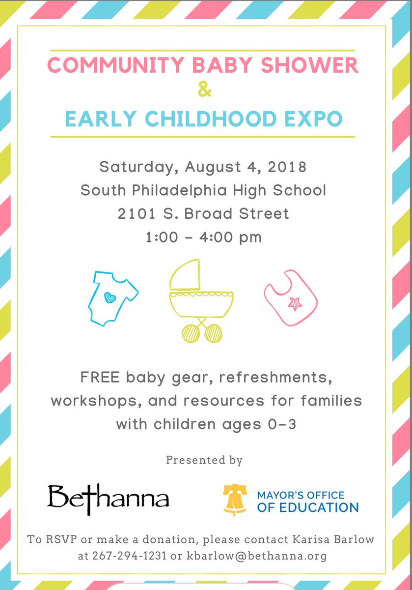 jharper_jh's tweet photo. Free Community Baby Shower and Early Childhood Expo is coming up next Saturday August 4th  🤰🤱👶. Please share to our expecting parents and families with Lil ones ❤️#CommunitySchoolsPHL #screenshot and share 🔁 https://t.co/a1iUieLPiO