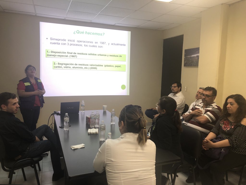 Estamos en SIMEPRODE   líder nacional en el manejo de residuos sólidos urbanos @Simeprode_Of @SedetNL