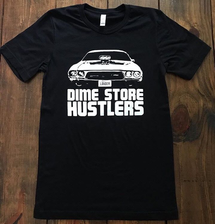 Hot damn, DSH t-shirts are ready! Keep an eye out for these at our show Saturday night at White Rabbit Cabaret with Autumn Androids and Go Go Buffalo. Special thanks to Golden Press Studio! #rocknroll #FancyDuds