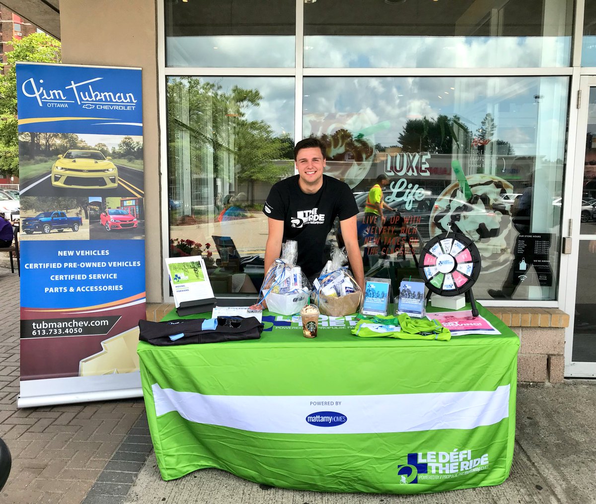 DoTheRide's tweet photo. Come join us at @Starbucks Elmvale for our final Happy Hour ☕️🥤 don’t forget, @TubmanChev will donate $1 from every drink purchased to support the Starbucks Cyclists! #doTHERIDE #SupportTOH https://t.co/9d30Vqptyn https://t.co/DLkoBJaPhx